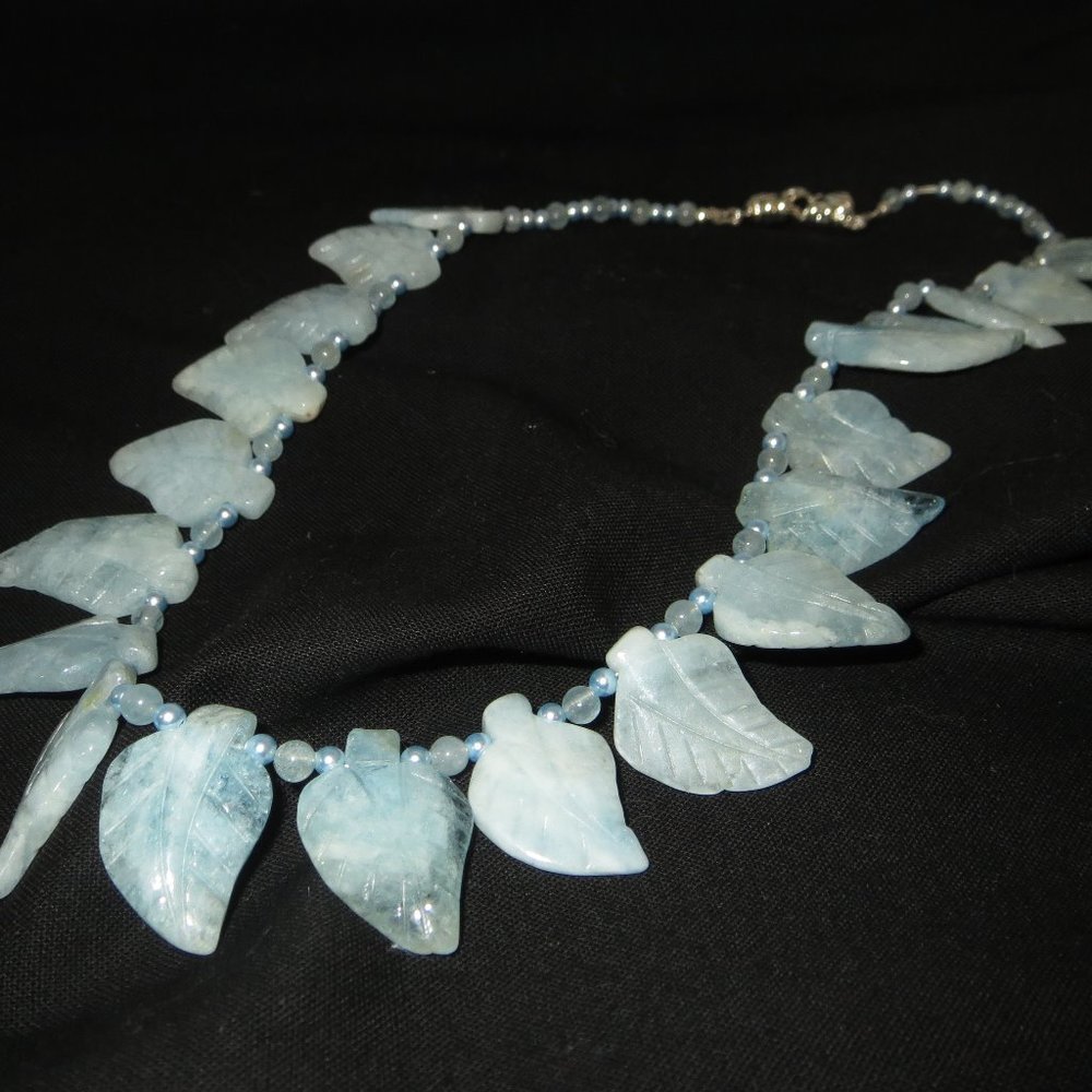 Daydreaming in Aquamarine necklace